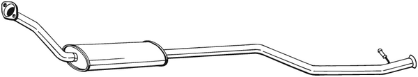 Centre Muffler Citroën XSARA PICASSO