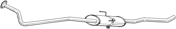 Centre Muffler Citroën JUMPY I · Citroën JUMPY I Van · Fiat SCUDO Bus