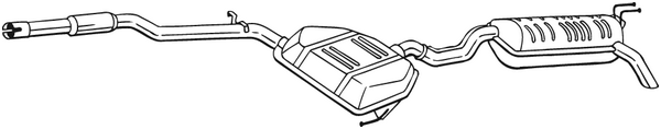 Rear Muffler Fiat BRAVA · Fiat BRAVO I