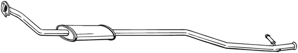 Centre Muffler Citroën XSARA PICASSO