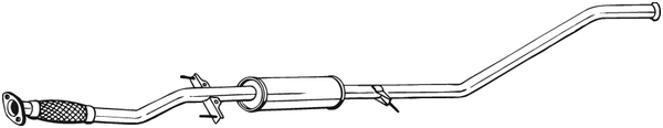Centre Muffler Hyundai i10 I
