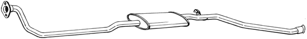 Centre Muffler Citroën BERLINGO / BERLINGO FIRST Box Body/MPV · Citroën BERLINGO / BERLINGO FIRST MPV · Peugeot PARTNER Box Body/MPV
