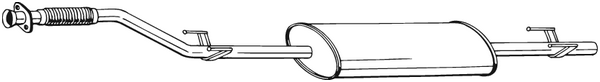 Front Muffler Mercedes-Benz SPRINTER 2-t Platform/Chassis · Mercedes-Benz SPRINTER 2-t Van · Mercedes-Benz SPRINTER 2-t Bus