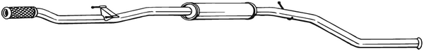 Centre Muffler Peugeot 206 Hatchback
