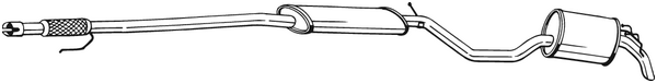 Rear Muffler Lancia Y