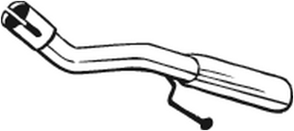 Exhaust Pipe Mazda 323 III Hatchback