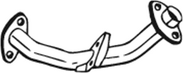 Exhaust Pipe Honda CIVIC VIII Hatchback