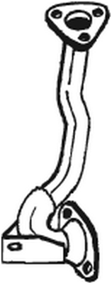 Exhaust Pipe Citroën AX · Peugeot 106 I · Peugeot 106 Van I Hatchback Van