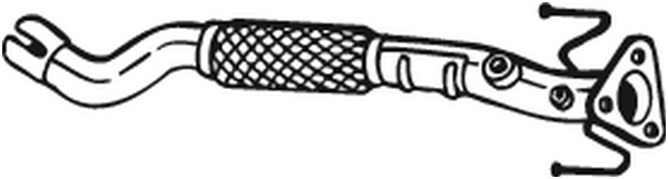 Exhaust Pipe Opel CORSA D · Opel CORSA D Hatchback Van · Vauxhall CORSA Mk III