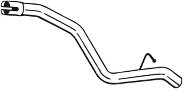 Exhaust Pipe Ford FOCUS II Turnier