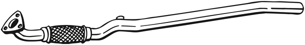 Exhaust Pipe Opel CORSA C · Vauxhall CORSA Mk II