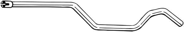 Exhaust Pipe Opel ZAFIRA / ZAFIRA FAMILY B · Opel ZAFIRA B Box Body/MPV · Vauxhall ZAFIRA Mk II