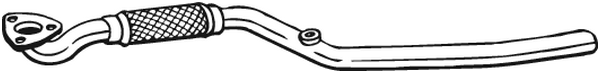 Exhaust Pipe Opel MERIVA A MPV · Vauxhall MERIVA A