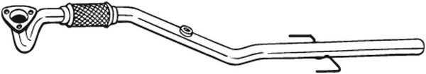 Exhaust Pipe Opel VECTRA C · Opel VECTRA C GTS · Opel SIGNUM Hatchback