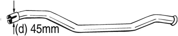 Repair Pipe, catalytic converter Citroën ZX · Citroën XSARA · Citroën XSARA Break
