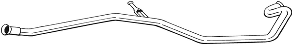 Exhaust Pipe Peugeot 206 SW