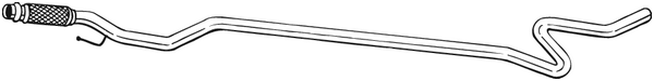 Exhaust Pipe Citroën C3 PICASSO · Peugeot 207 · Peugeot 207 CC