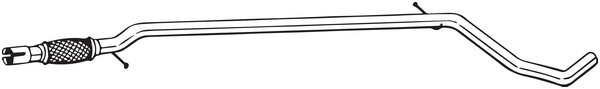 Exhaust Pipe Fiat PANDA · Fiat PANDA VAN