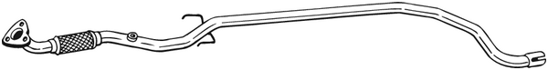 Exhaust Pipe Opel CORSA D · Opel CORSA D Hatchback Van · Opel CORSA E