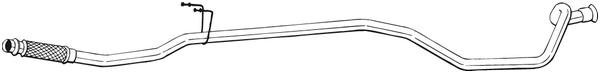 Exhaust Pipe Peugeot 206 SW