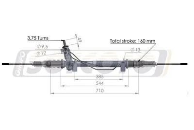 Steering Gear Ford TRANSIT Bus · Ford TRANSIT Van · Ford TRANSIT Platform/Chassis