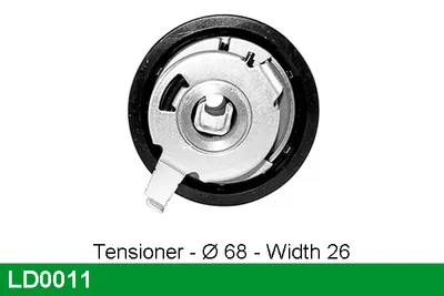 Tension pulley, toothed strap LUCAS LD0011