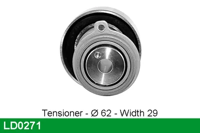Tension pulley, toothed strap LUCAS LD0271