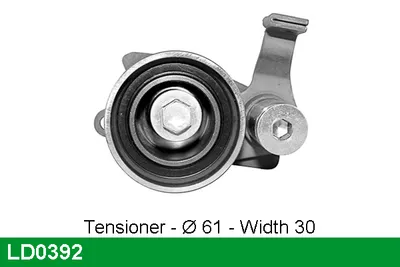 Tension pulley, toothed strap LUCAS LD0392