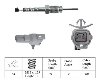 Sensor, exhaust gas temperature Suzuki GRAND VITARA II