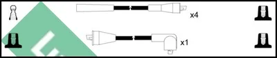 Ignition Cable Kit Renault 4 · Renault 4 Box Body/MPV · Renault 8