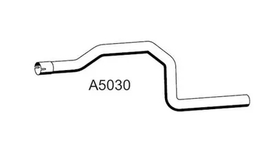 Exhaust tube XXLMARMITTEITALIANE A5030