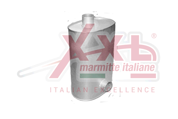 Central/posterior silencer XXLMARMITTEITALIANE A5087