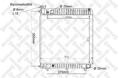 Radiator, engine cooling Mercedes-Benz T1 Bus · Mercedes-Benz T1 Van · Mercedes-Benz T1 Platform/Chassis