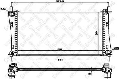 Radiator, engine cooling Ford FIESTA V · Ford FUSION · Mazda 2