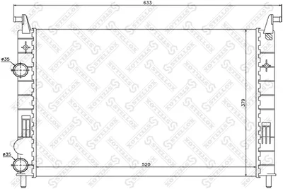 Radiator, engine cooling Fiat PALIO · Fiat PALIO Weekend · Fiat STRADA Pickup
