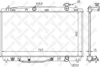 Radiator, engine cooling Toyota CAMRY Saloon · Toyota AVALON Saloon · Toyota VENZA