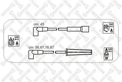Ignition Cable Kit Daewoo ESPERO