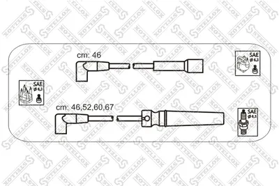 Ignition Cable Kit Daewoo ESPERO · Daewoo NEXIA Saloon