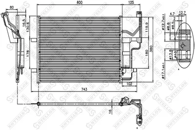 Condenser, air conditioning Mazda 3 · Mazda 3 Saloon · Mazda 5