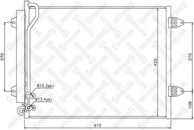 Condenser, air conditioning Vw PASSAT B6 · Vw PASSAT B6 Variant · Vw PASSAT CC B6