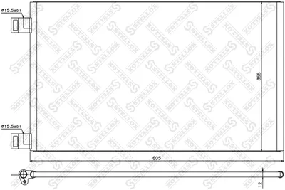 Condenser, air conditioning Mercedes-Benz CITAN Mixto · Mercedes-Benz CITAN Box Body/MPV · Mercedes-Benz CITAN MPV