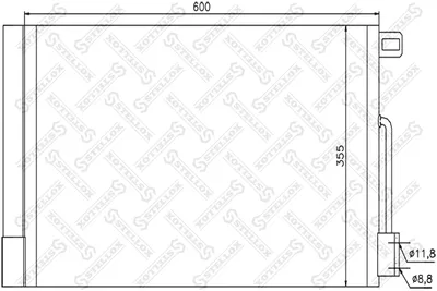 Condenser, air conditioning Alfa Romeo GIULIETTA · Alfa Romeo 4C · Alfa Romeo 4C SPIDER