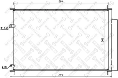 Condenser, air conditioning Toyota COROLLA Saloon · Toyota AURIS · Toyota AVENSIS Saloon