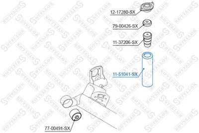 Protective Cap/Bellow, shock absorber Hyundai ACCENT III Saloon · Kia PICANTO I · Kia RIO II Saloon