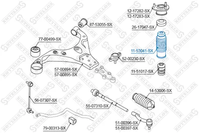 Protective Cap/Bellow, shock absorber Hyundai ACCENT II · Hyundai ELANTRA III Saloon · Hyundai ELANTRA III