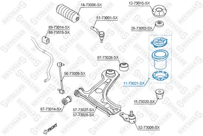Protective Cap/Bellow, shock absorber Chevrolet LACETTI
