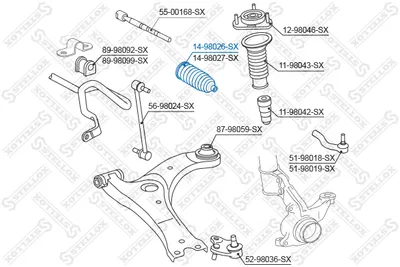 Bellow, steering Toyota AVENSIS Saloon · Toyota AVENSIS Estate · Toyota AVENSIS
