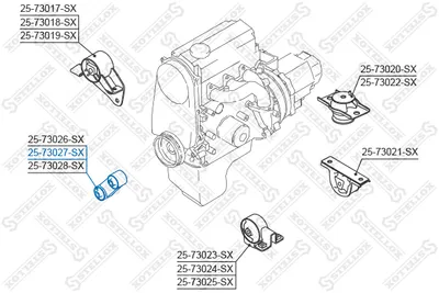 Stand, StellOX 25-73027-SX engine