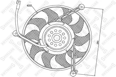Fan, engine cooling Vw TRANSPORTER T4 Bus · Vw GOLF III Variant · Vw TRANSPORTER T4 Van