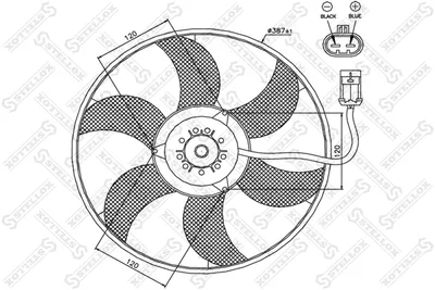 Fan, engine cooling Fiat PANDA Hatchback Van · Fiat PANDA · Fiat PANDA VAN